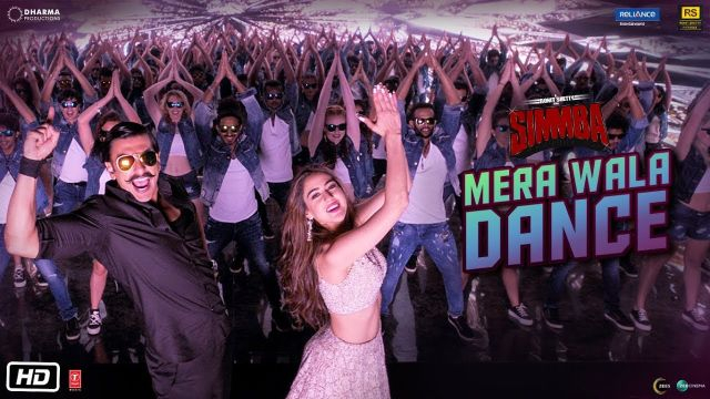 SIMMBA: Movie | Songs Mera Wala Dance | Ranveer Singh, Sara Ali Khan | Neha Kakkar, Nakash A, Lijo G - DJ Chetas