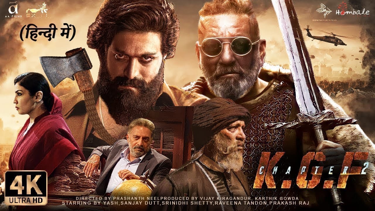 KGF Chapter 2 Hindi Movie Download - 4K, HD, 1080p 480p, 720p